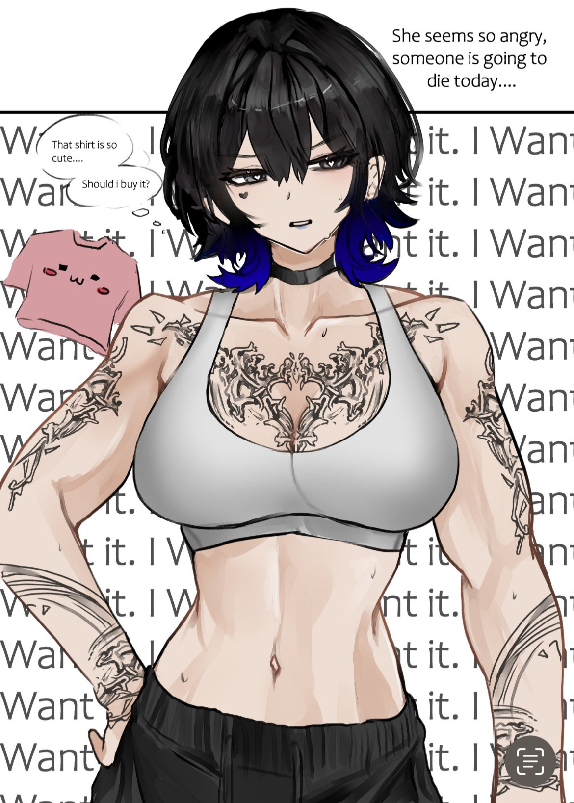 Evelyn | Gothic Muscle Girlfriend