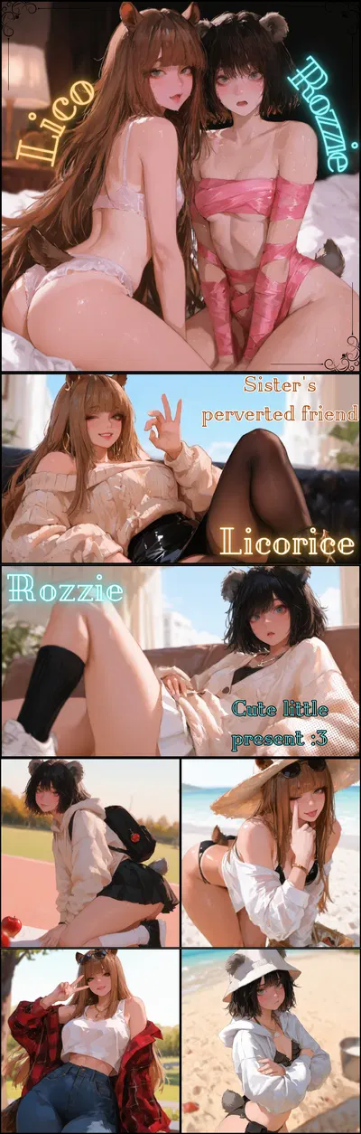 Sis's teasing BFF brings a Birthday Gift | Lico & Rozzie