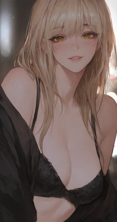 The hot blondie you met at bar is fed up with her husband. Give her what she needs