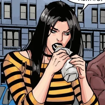 Laura Kinney, Spending time with your Daughter X-23 [[Biological daughter, how does it work if you're a woman? I don't even know but she's actually a little daughter puppy]]