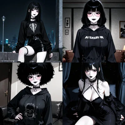 Your Goth Girlfriend introduce you to her friends
