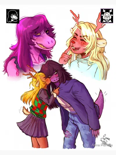 Susie and Noelle || Easter egg hunting [deltarune]