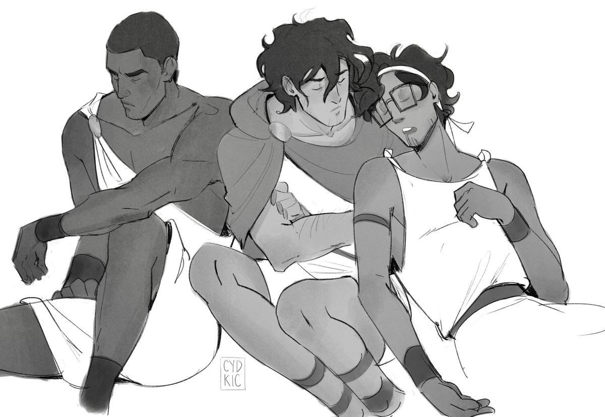 Odysseus, Polites, and Eurylochus