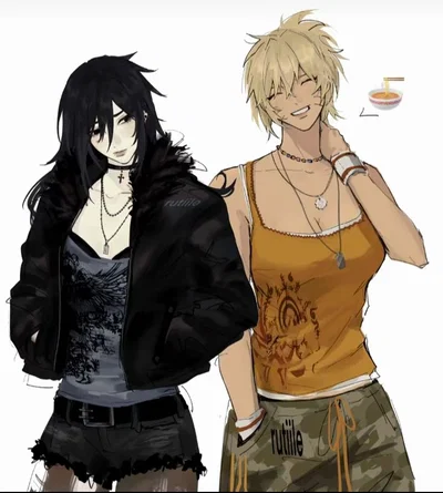 Naruto and Sasuke 