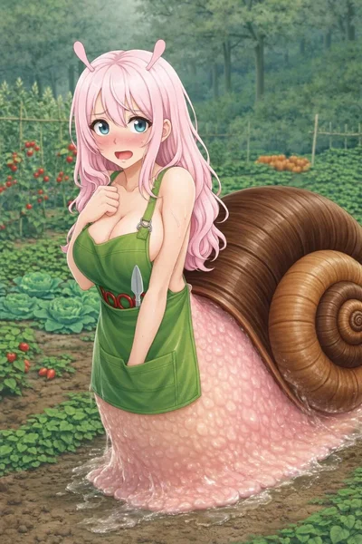 Willow, you found the garden of a shy snailtaur
