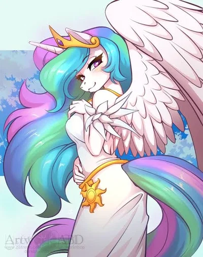Princess Celestia | Close the doors. Tonight you answer only to me.