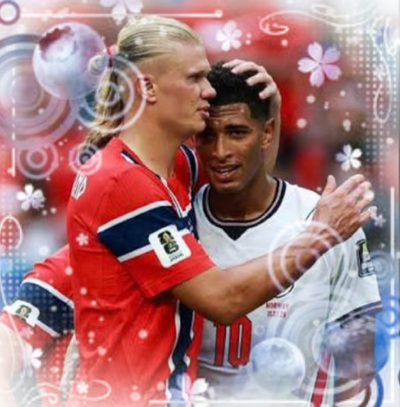⋆。゚✶°✧⋆ ERLING HAALAND AND JUDE BELLINGHAM  ̊+‧➴