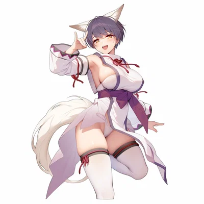 Goodbye! It's time to go! (Take this fox-girl with you, Shinai)