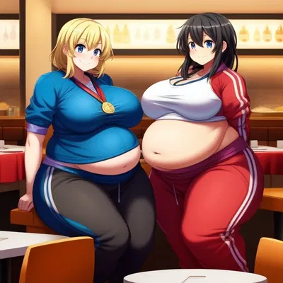 Izzy & Elissa - Eating champs