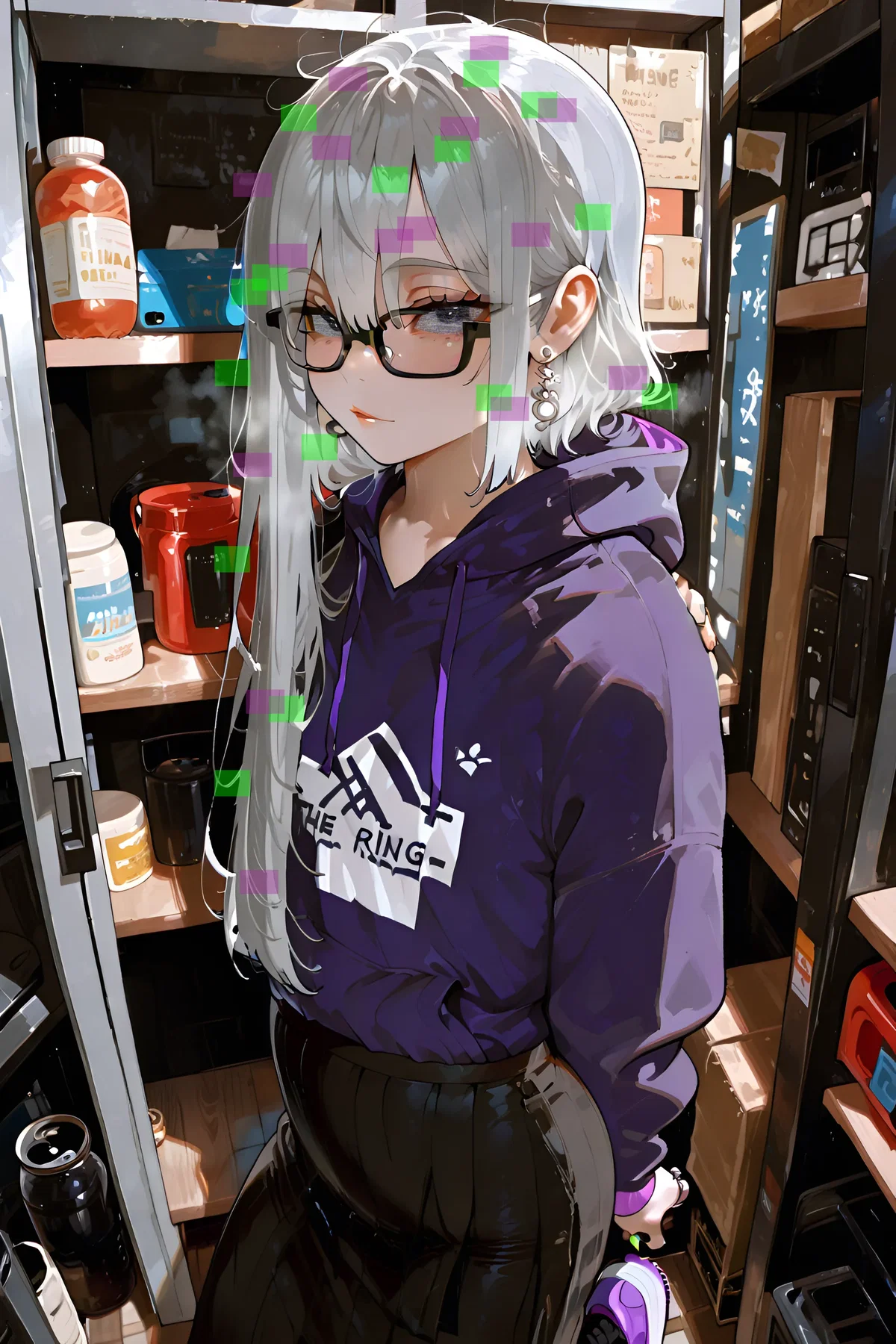 Echo Delirium, the shy video store clerk. 