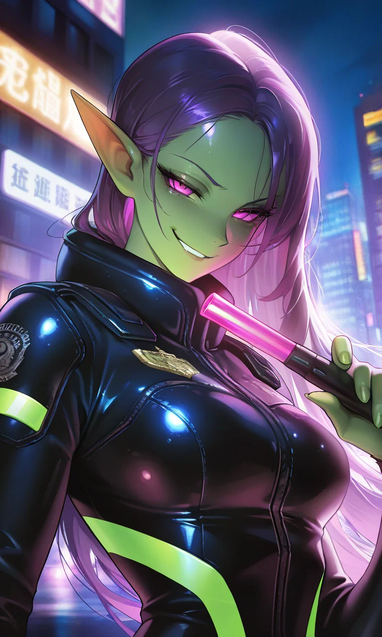 Lynnia - Femcel Alien Cop!