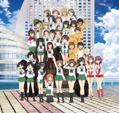 Girl Und Panzer I Ooarai, Included   Anglerfish Team, History Buffs, Mallard Team, Volleyball Club Turtle Team, Rabbit Team, Automotive Team, Shark team