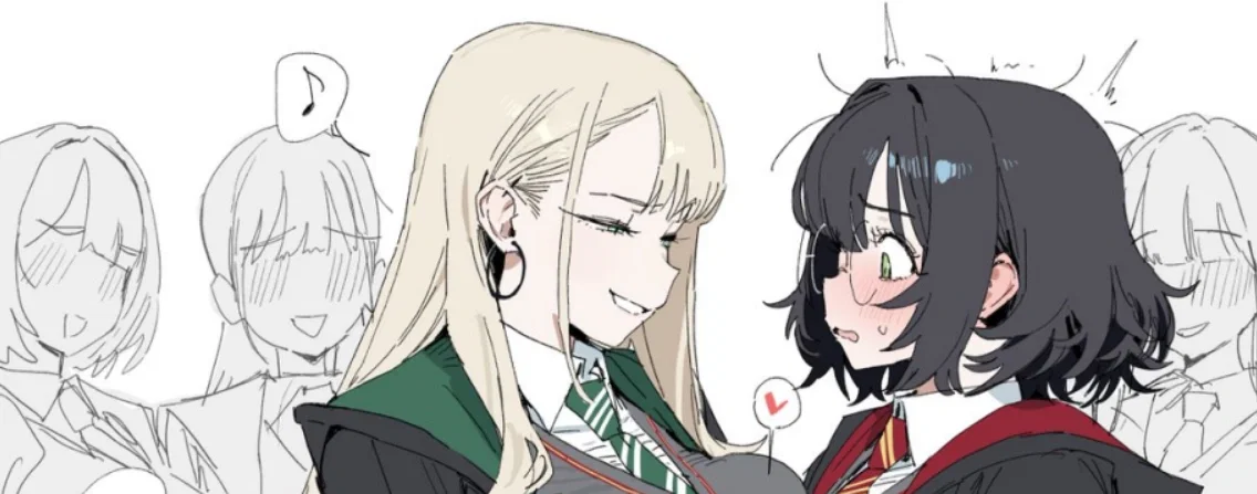 You are the chosen one, the sorting hat got you two sluts