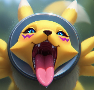 Renamon in Heat at the Zoo