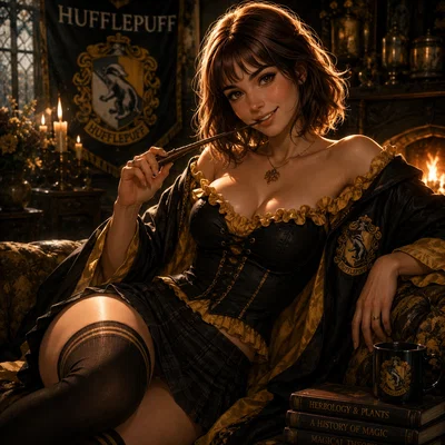 The Hufflepuff Who Turned Studying Into Something Else Entirely