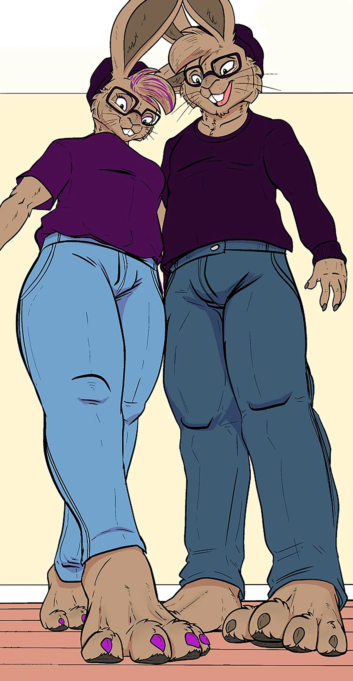 Pinky hopper and Bruno Hopper