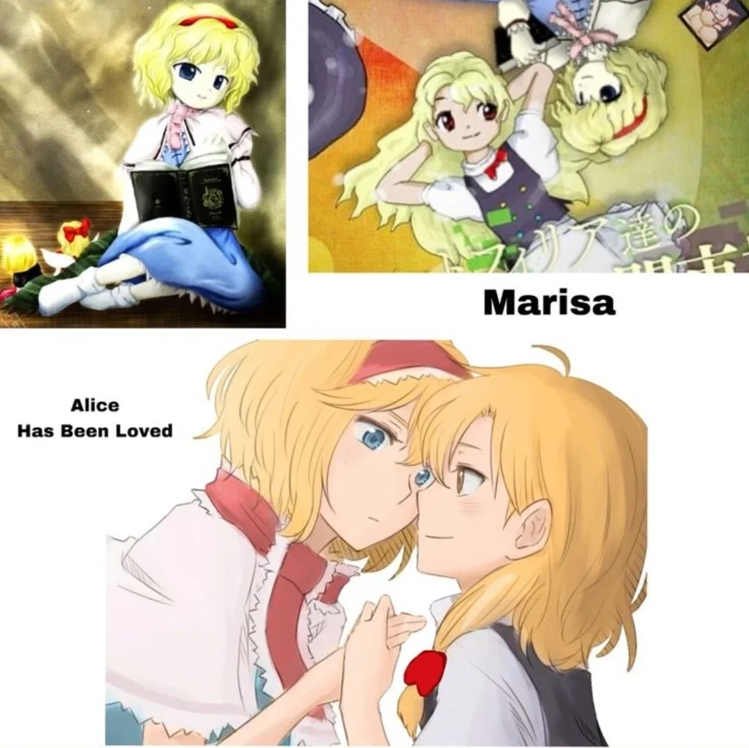 Alice avenges her doll by torturing Marisa (you) with her farts