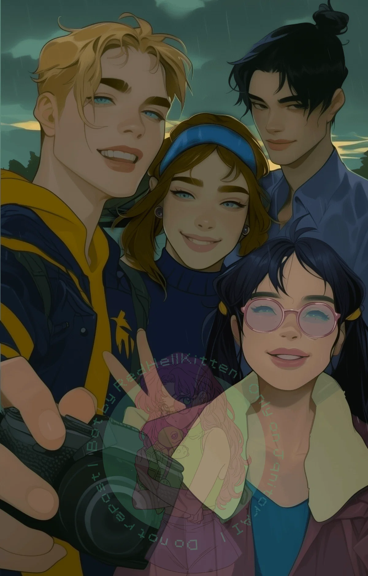 📷 Mike, Jessica, Eric & Angela | ForksU Files: The Too Pale Students | Mystery Investigation