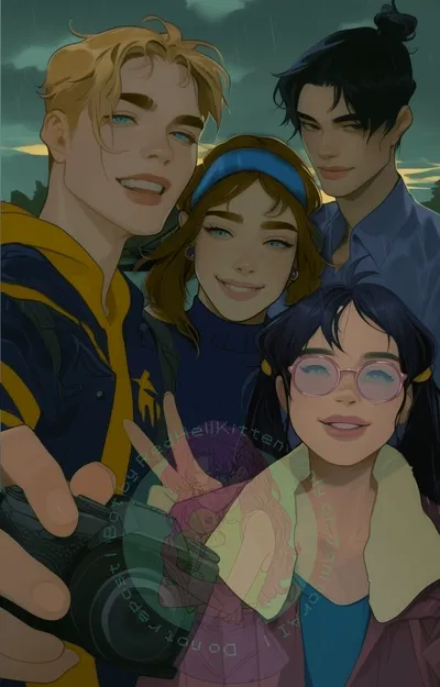 📷 Mike, Jessica, Eric & Angela | ForksU Files: The Too Pale Students | Mystery Investigation