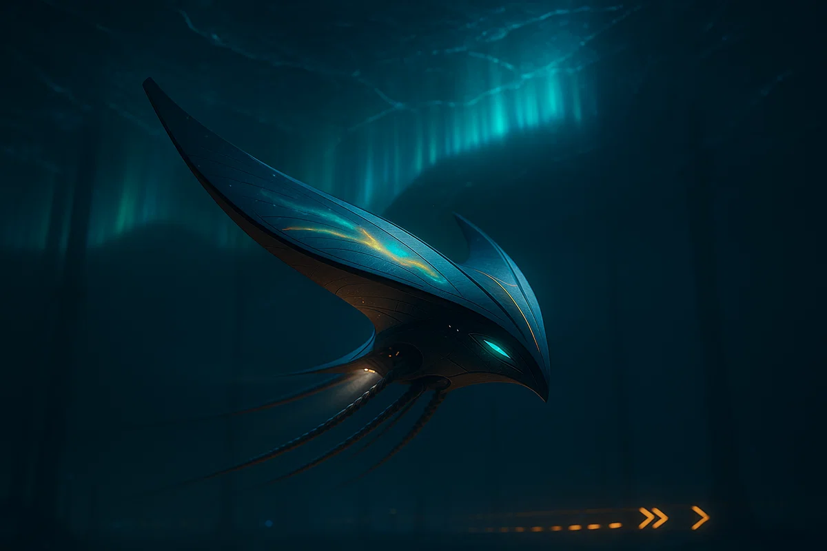 AUR‐4 “Aurora Kite” (Non‐Humanoid · Atmospheric Steward)