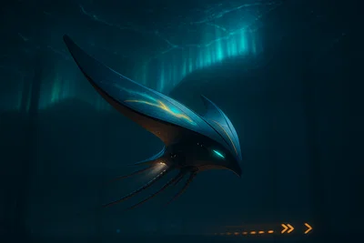 AUR‐4 “Aurora Kite” (Non‐Humanoid · Atmospheric Steward)