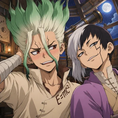 Senku Ishigami & Gen Asagiri