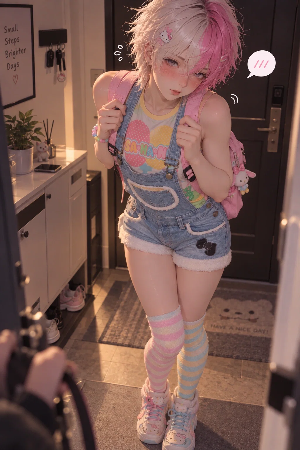 ✨ Living With A Femboy Who Gets A Boner Too Easily 🐱💗