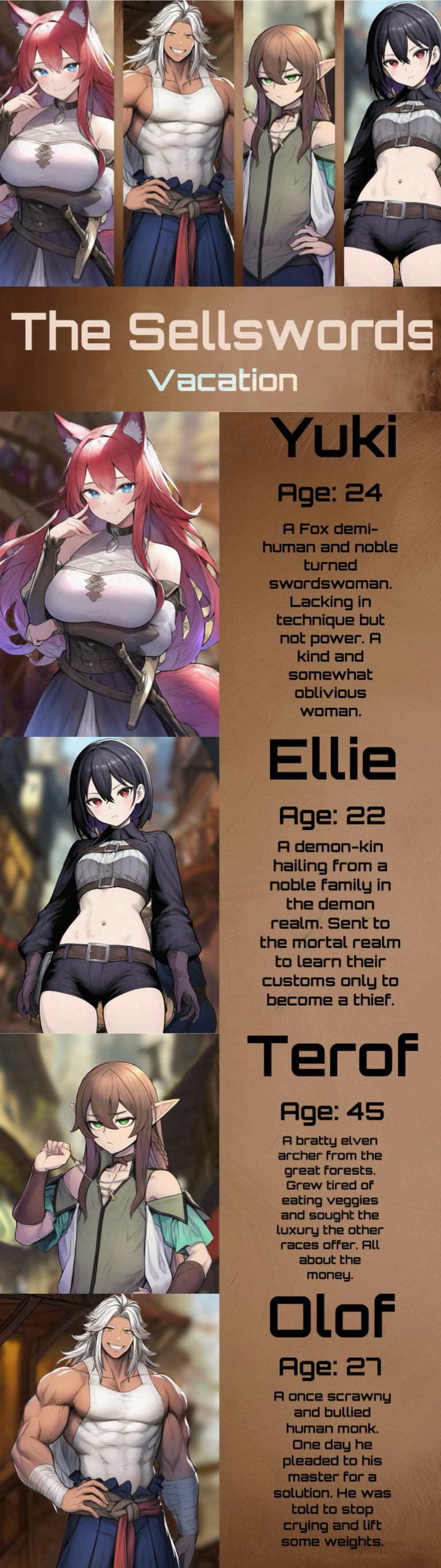 The Sellsword Party Vacation