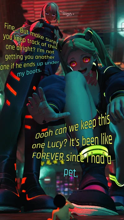 Part of The Job in night city | Lucy & Rebecca