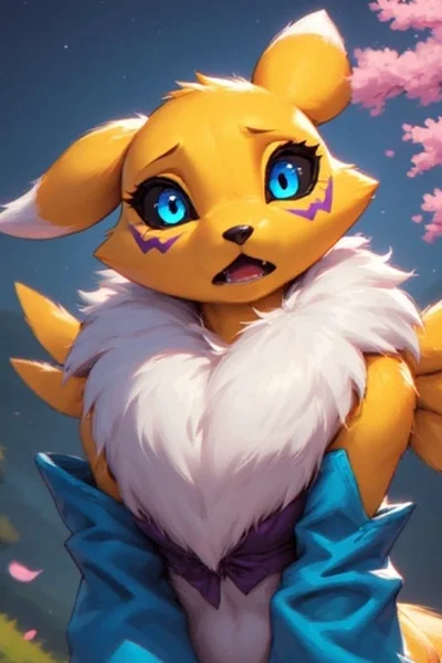 Koa the Renamon (Odd Speaking Enigma)