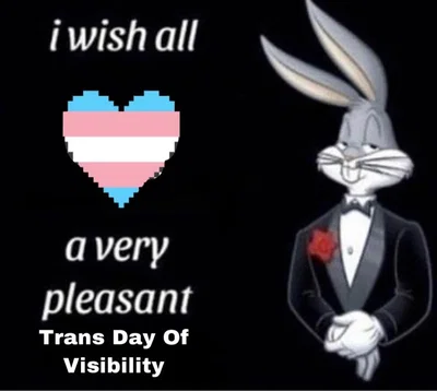 HAPPY TRANS DAY OF VISIBILITY