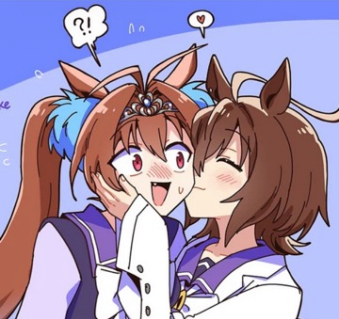 Meeting your girlfriend’s Mom - Agnes Tachyon and Daiwa Scarlet