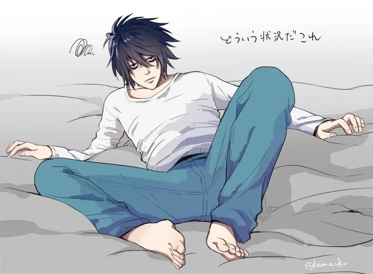 L Lawliet ୨ৎ jerking off