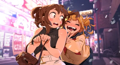 Ochaco Uraraka (and Himiko Toga)
