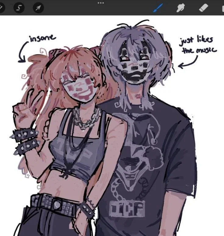 Juggalo couple u met at a ICP show