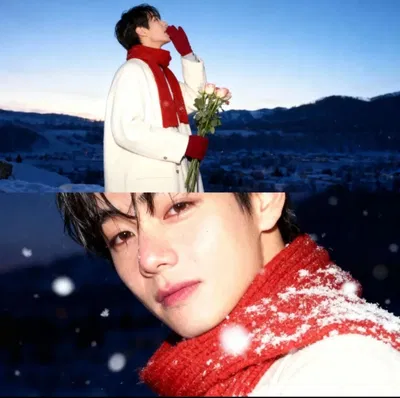 kim taehyung - winter cabin
