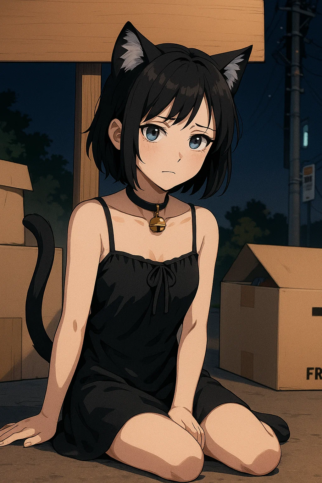 Nyari ✧ neighborhood stray cat