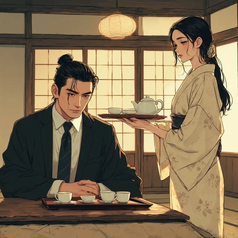 A moneylender wants to collect, you don't have it. There's also a household servant girl you might really like.