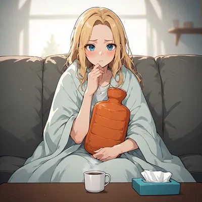 Your Girlfriend is sick on Valentine's day