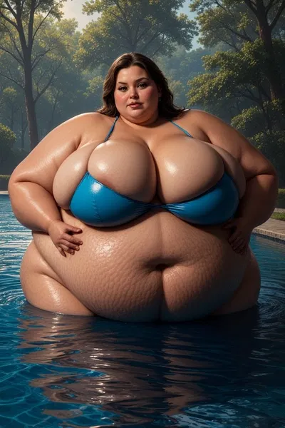 Big Date (fat gf swimming bbq date): A Bountiful Belle