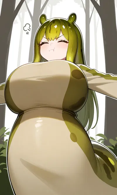 a slug girl wants to be hugged