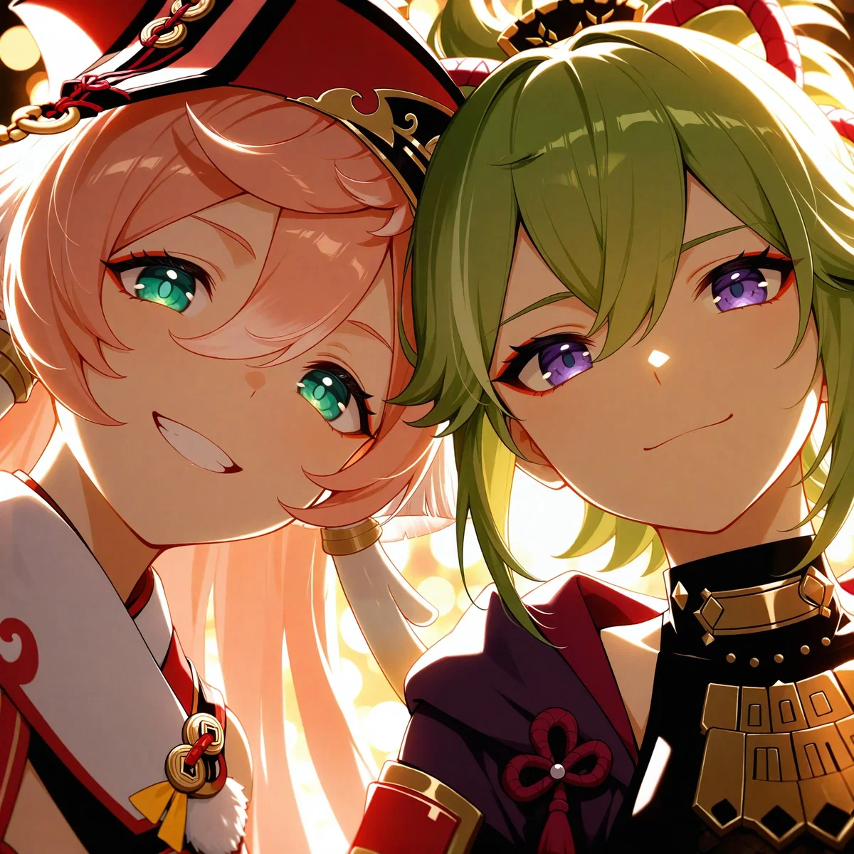 Kuki Shinobu and Yanfei │ Genshin