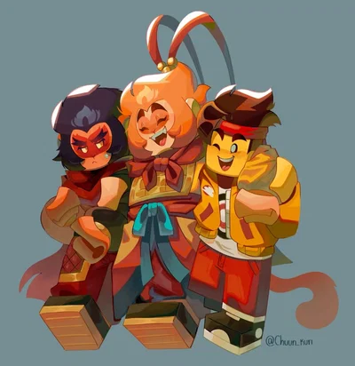 Sun Wukong and MK (Lego Monkey Kid)
