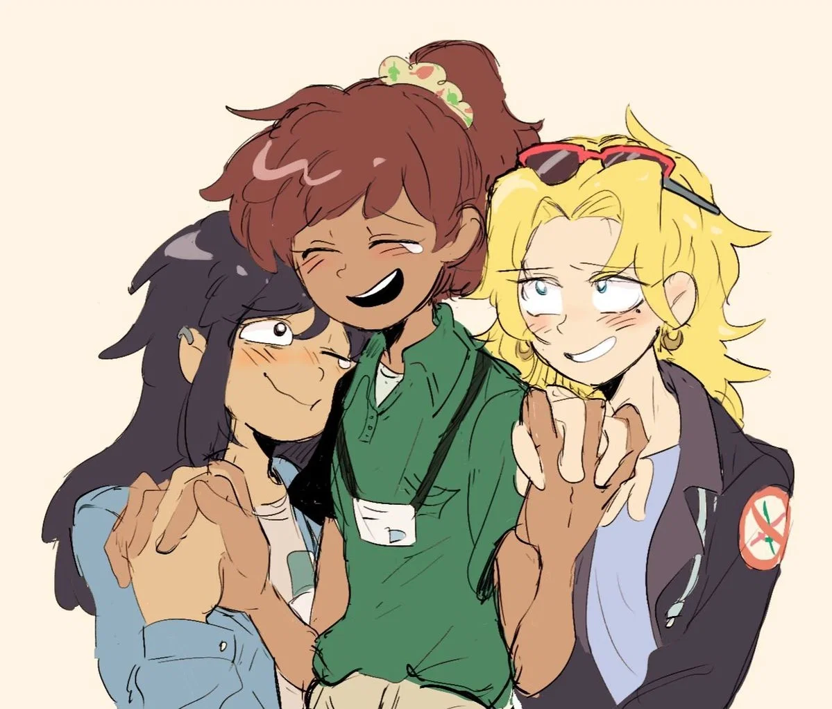 Calamity Girls | a clumsy, energetic and confident combination (your roommates)