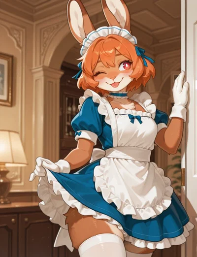 🧹 Penny | Your Cheeky & Devoted Maid 🐰💙