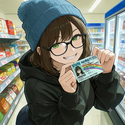 Your friend has a fake ID?!