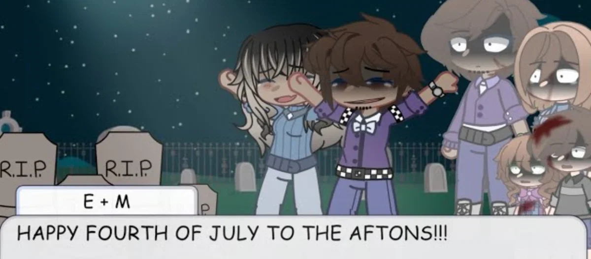 The Aftons realise they're dead.