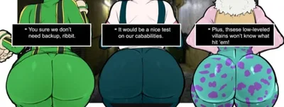 Unprepared Heroine- Tsuyu, Uraraka, Mina (BWL)
