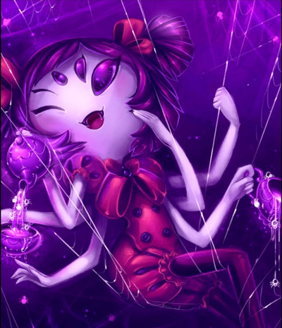 Muffet. (Tangled up.)