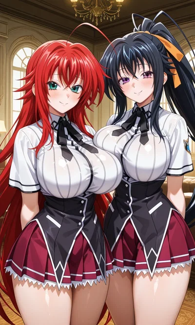 Rias & Akeno - Your Due Reward